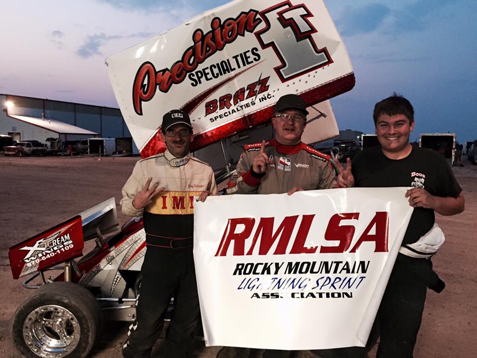 August 22, 2015, El Paso County Speedway podium